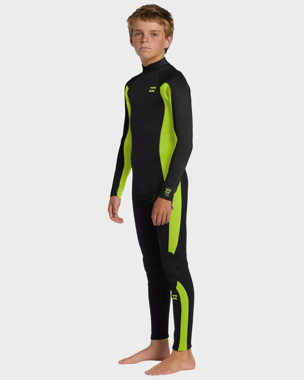 Boys 8-16 3/2mm Foil Back Zip GBS Steamer Wetsuit