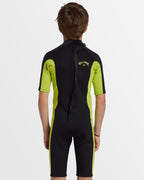 Boys 6-16 2/2 Foil Back Zip Springsuit