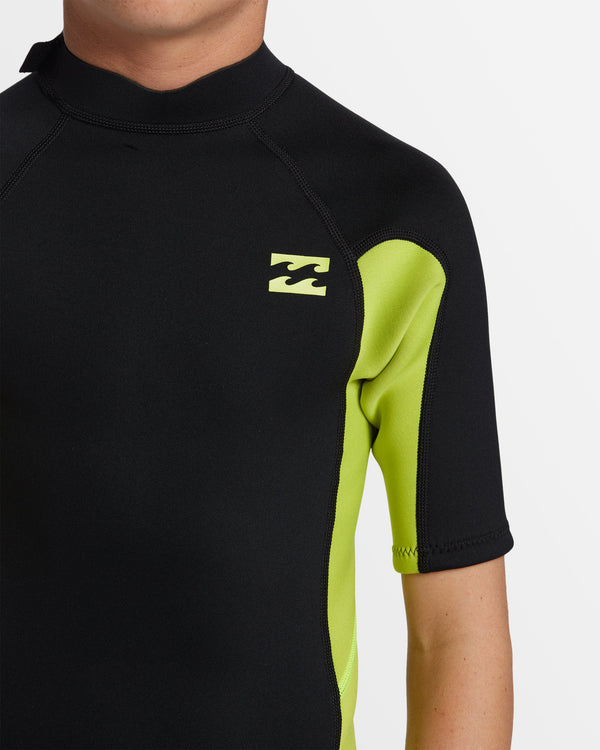 Boys 6-16 2/2 Foil Back Zip Springsuit