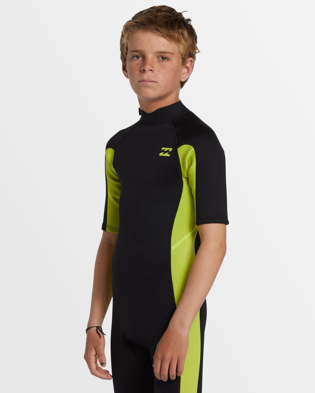 Boys 6-16 2/2 Foil Back Zip Springsuit
