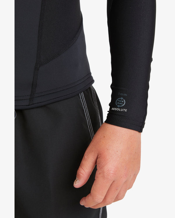 Boys 6-16 1Mmabsolute Natural Poly Long Sleeve Wetsuit Top