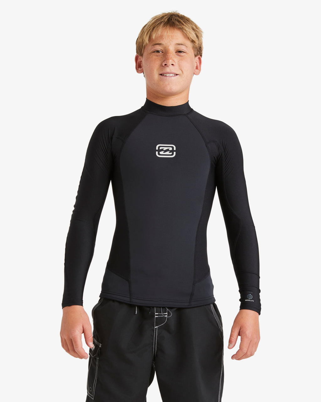 Boys 6-16 1Mmabsolute Natural Poly Long Sleeve Wetsuit Top