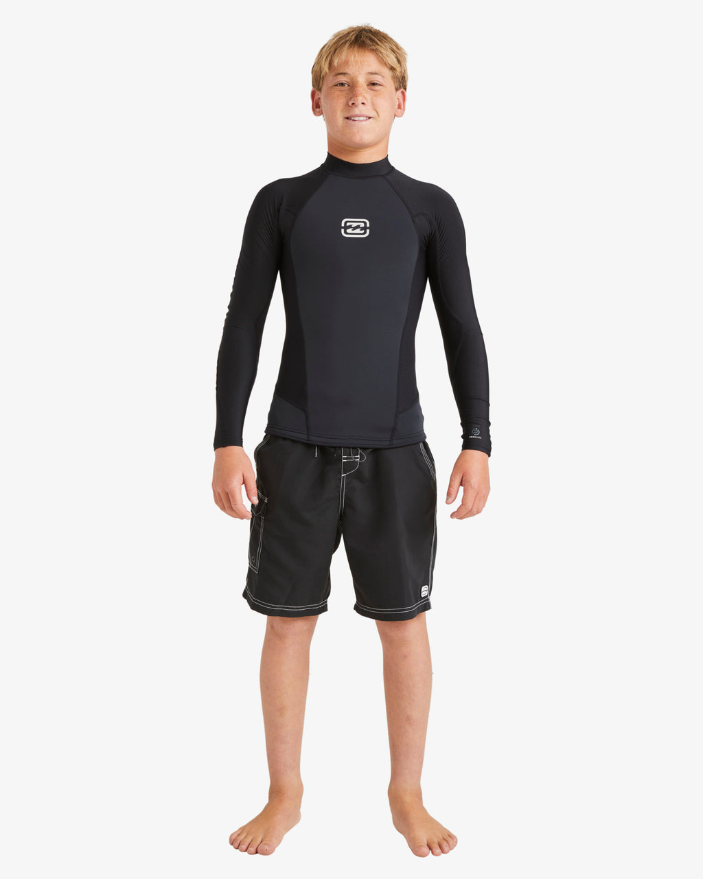 Boys 6-16 1Mmabsolute Natural Poly Long Sleeve Wetsuit Top