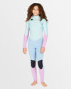 Girls 6-14 3/2mm Synergy Chest Zip GBS Wetsuit