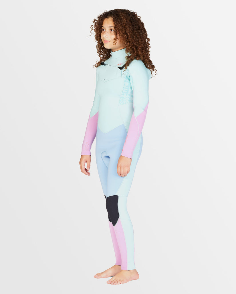 Girls 6-14 3/2mm Synergy Chest Zip GBS Wetsuit