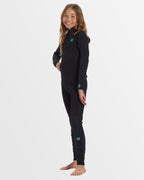 Girls 6-16 3/2mm Foil Back Zip Steamer Wetsuit