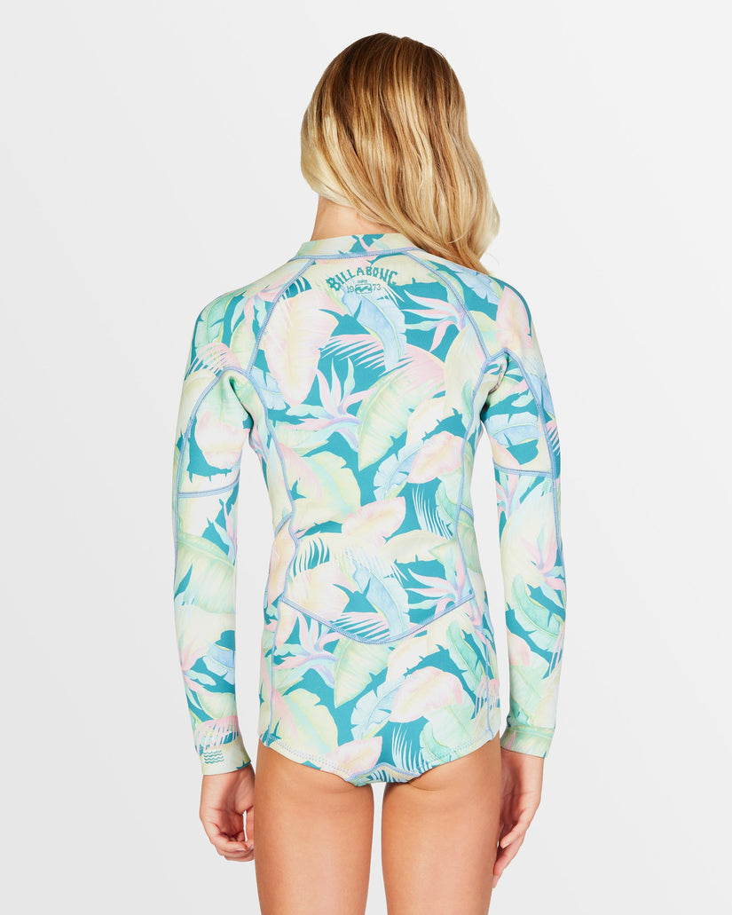 Girls 2-16 Salty Dayz Long Sleeve Springsuit