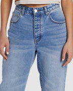 Womens Rachel Low Waist Denim Jeans