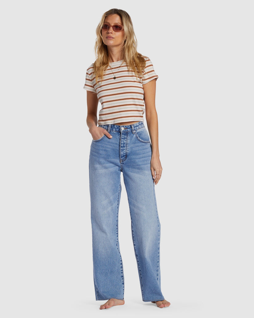 Womens Rachel Low Waist Denim Jeans