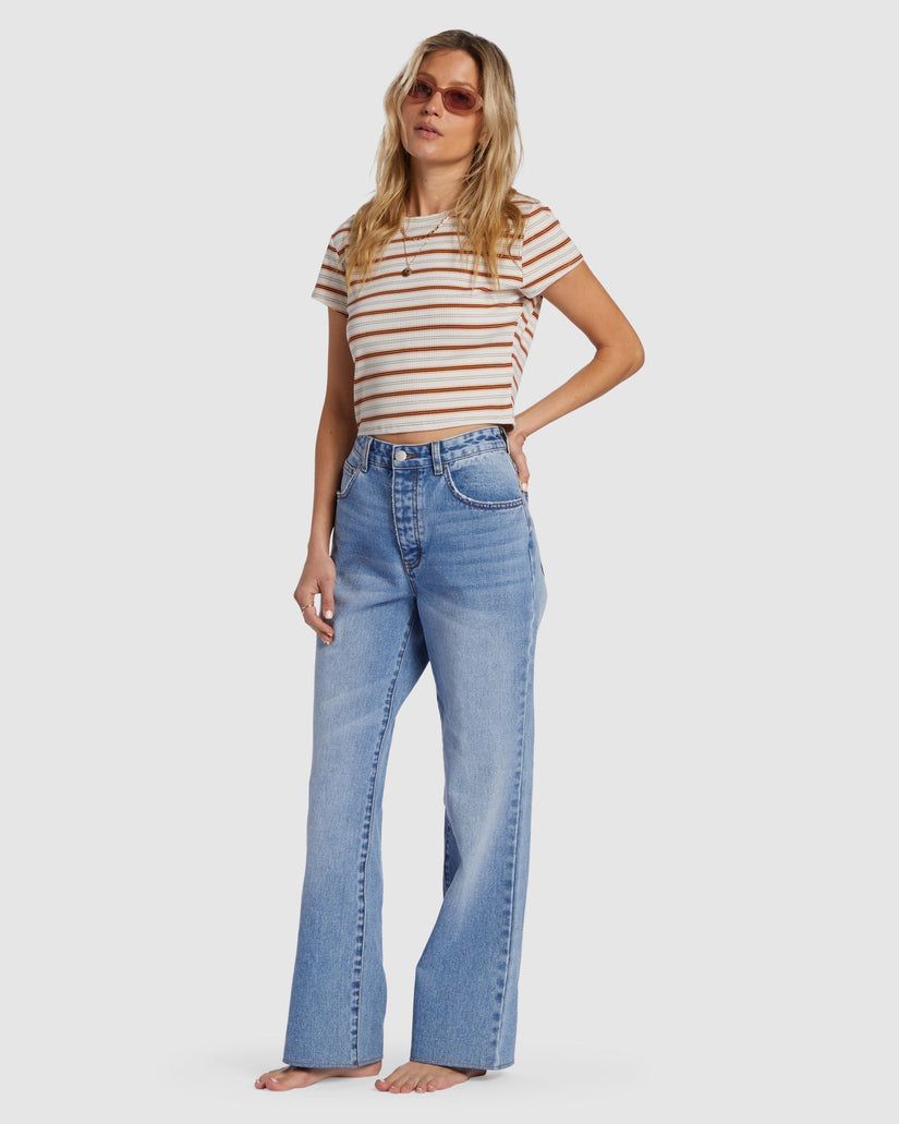Womens Rachel Low Waist Denim Jeans