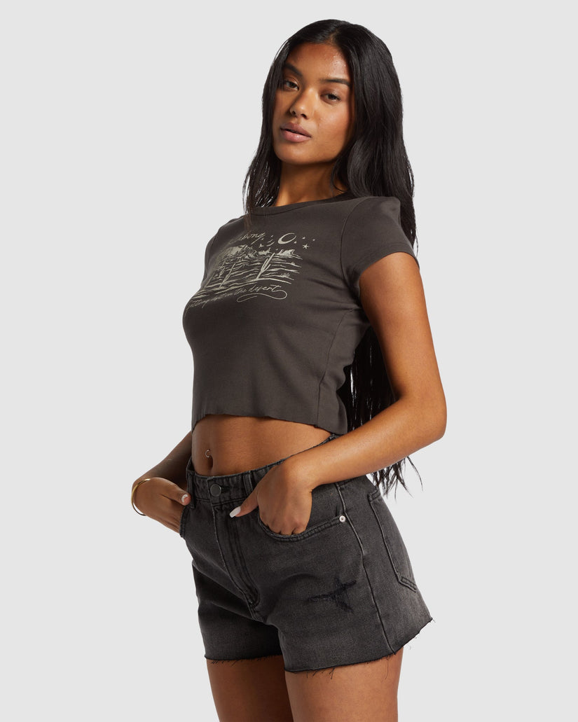 Womens High Tides Denim Shorts