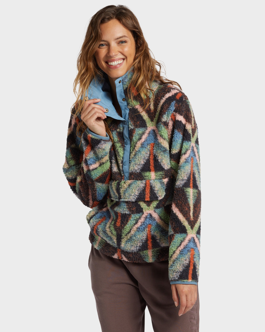 Womens Switchback Fleece Jumper