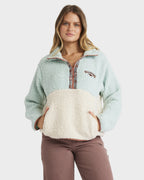 Womens Horizon Colorblock Half Zip Fleece Jumper
