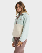 Womens Horizon Colorblock Half Zip Fleece Jumper