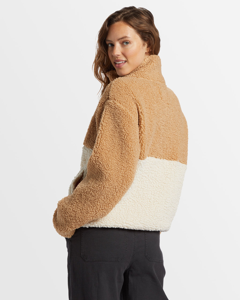 Womens Horizon Mock Neck Colorblock