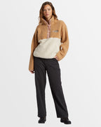 Womens Horizon Mock Neck Colorblock