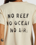 Womens Coral Gardener Shrunken T-Shirt
