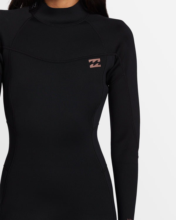 Womens 3/2mm Foil Back Zip Steamer Wetsuit