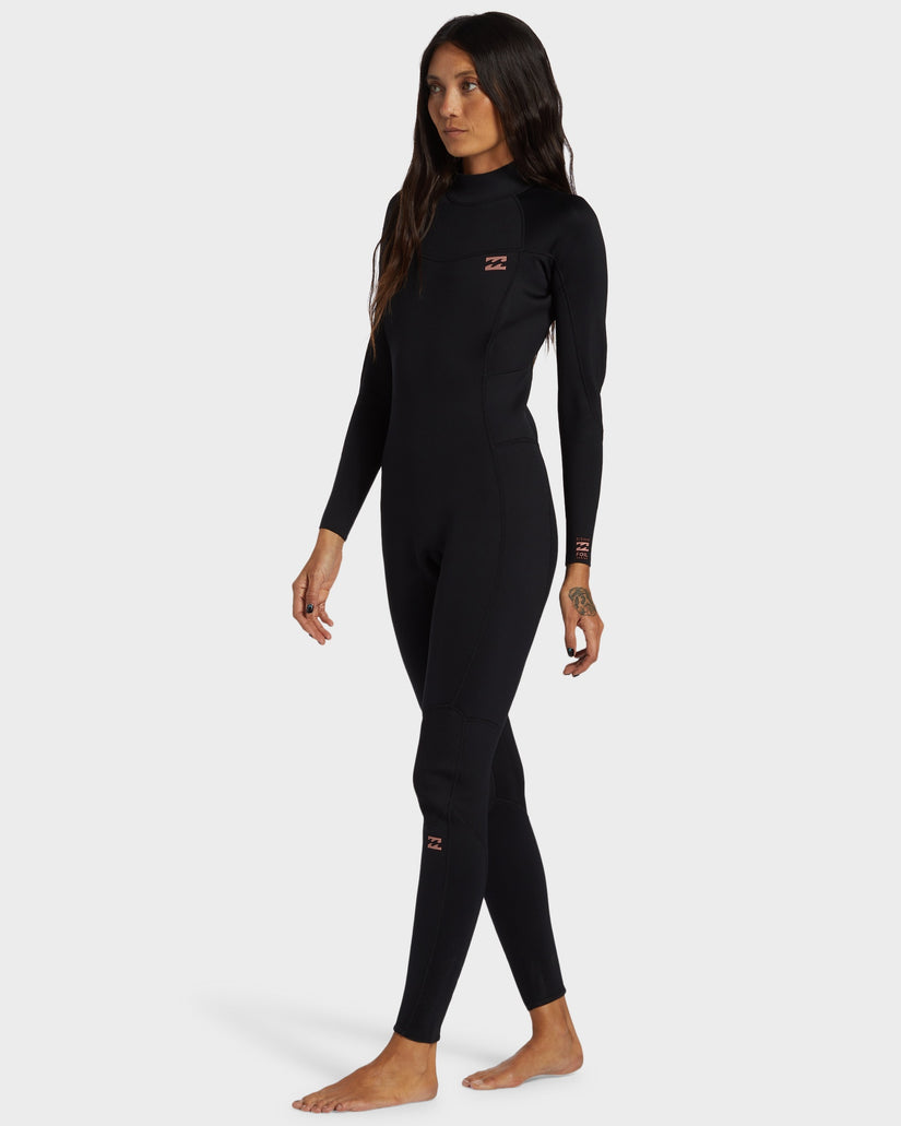 Womens 4/3mm Foil GBS Back Zip Wetsuit