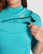 Womens 2/2mm Synergy Chest Zip Short Sleeve Fullsuit