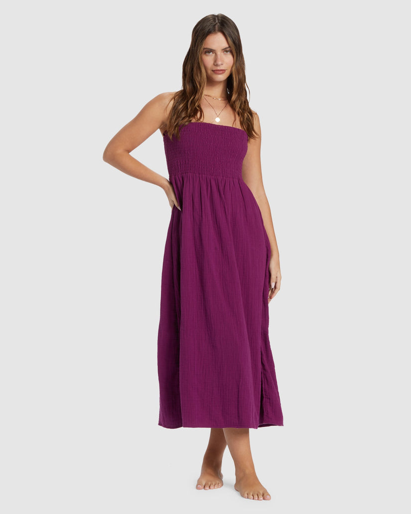 Womens Off The Coast Midi Dress