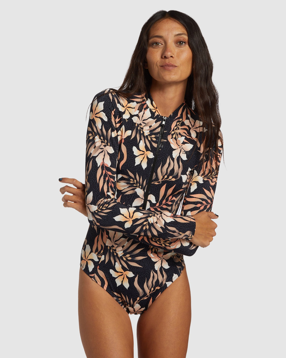 Womens Coral Gardeners Bodysuit Rash Vest
