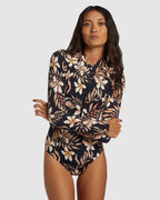 Womens Coral Gardeners Bodysuit Rash Vest
