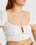 Womens Sun Kissed Crop Top