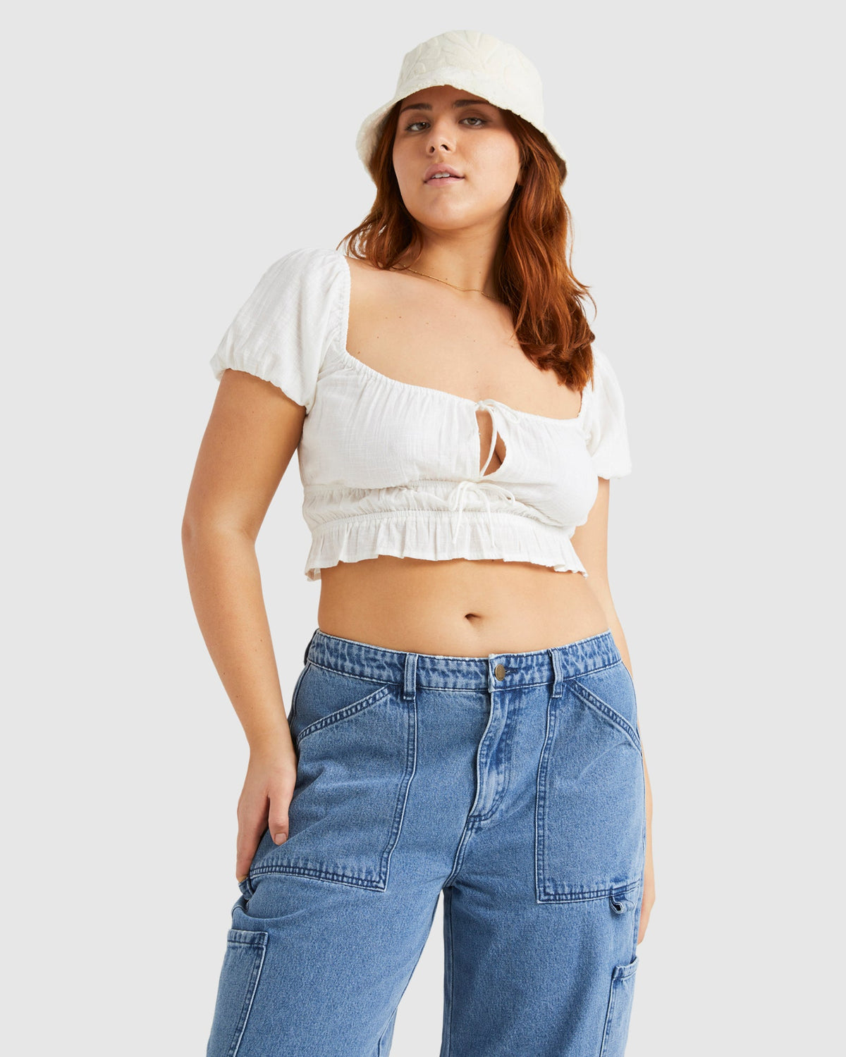 Womens Sun Kissed Crop Top