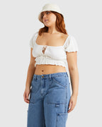 Womens Sun Kissed Crop Top