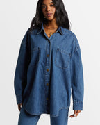 Womens Deep Sea Shacket