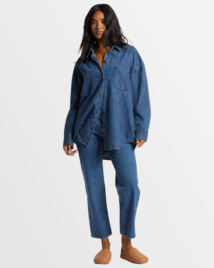 Womens Deep Sea Shacket
