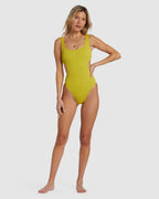 Womens Summer High One Piece Swimsuit