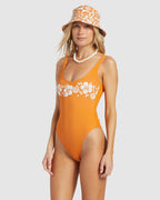 Womens On Island Time One Piece Swimsuit