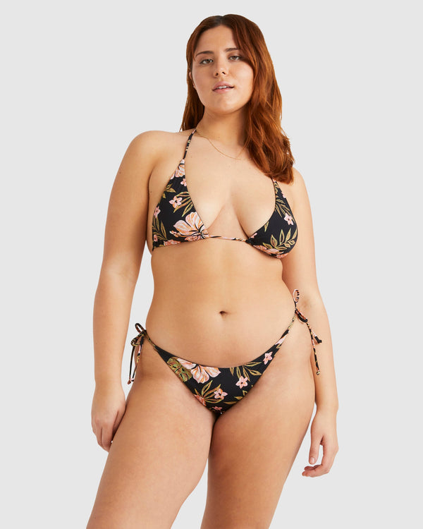 Womens Hooked On Tropics Tie Tanga Bikini Bottom