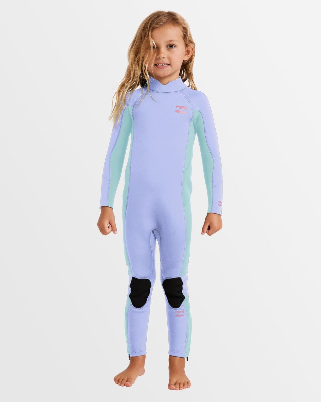 Girls 2-6 3/2mm Foil Back Zip Steamer Wetsuit