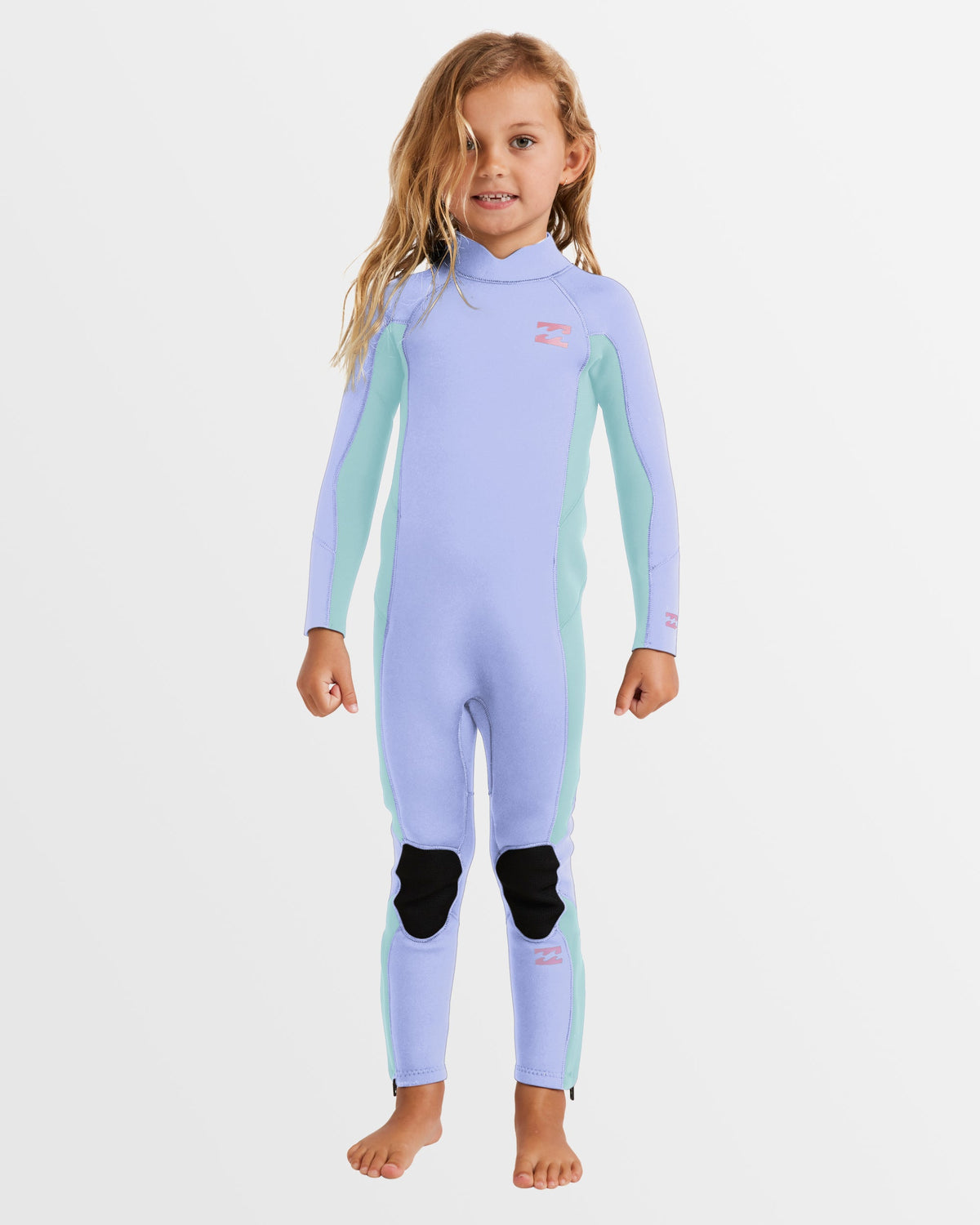 Girls 2-6 3/2mm Foil Back Zip Steamer Wetsuit