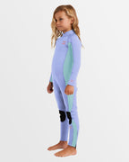 Girls 2-6 3/2mm Foil Back Zip Steamer Wetsuit