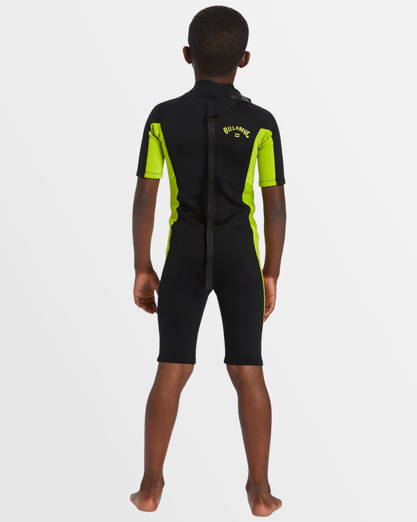 Boys 2-6 2/2mm Foil Back Zip Springsuit