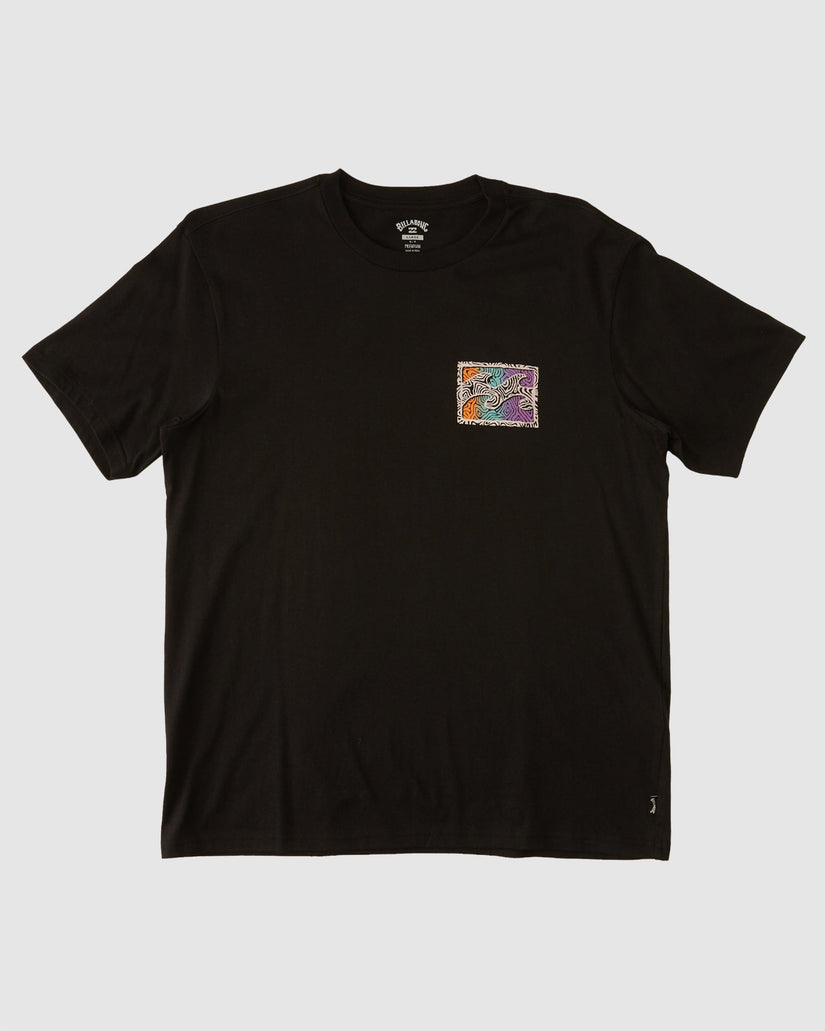 Boys 0-7 Crayon Wave T-Shirt