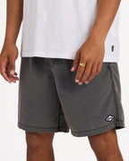 Mens All Day Overdyed Layback 17" Boardshorts