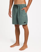 Mens All Day Overdyed Layback 17" Boardshorts