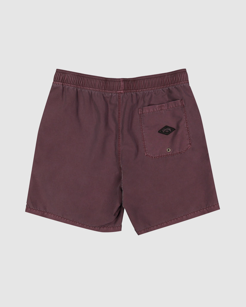Mens All Day Overdye Layback 17" Boardshorts