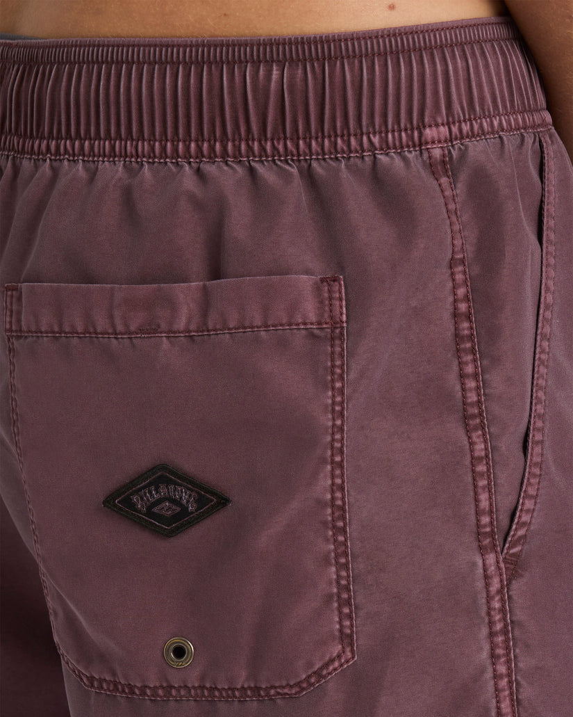 Mens All Day Overdye Layback 17" Boardshorts
