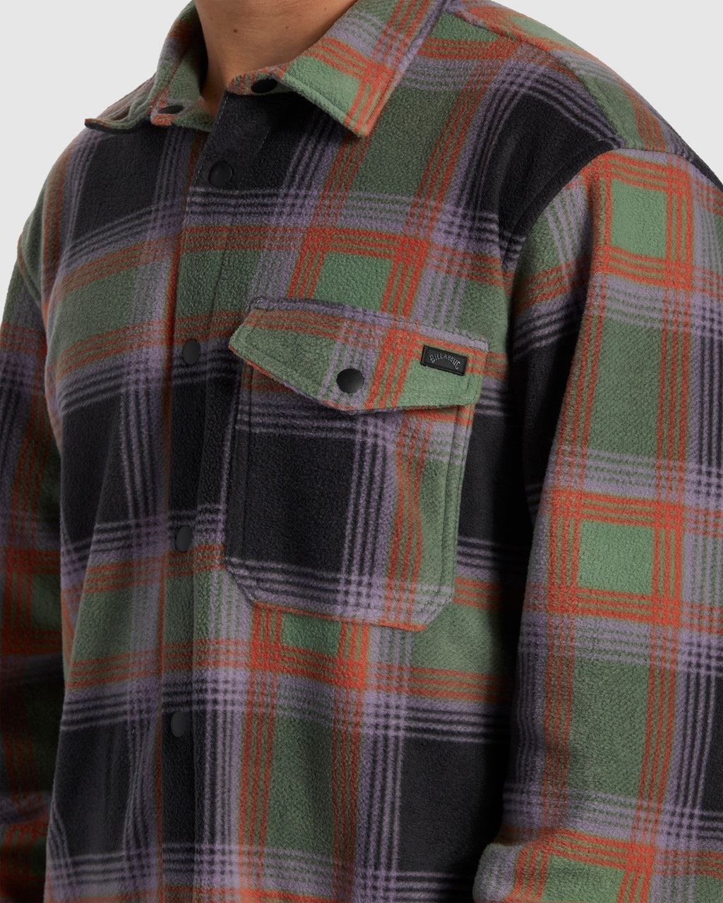 Mens A/Div Furnace Flannel Fleece Top