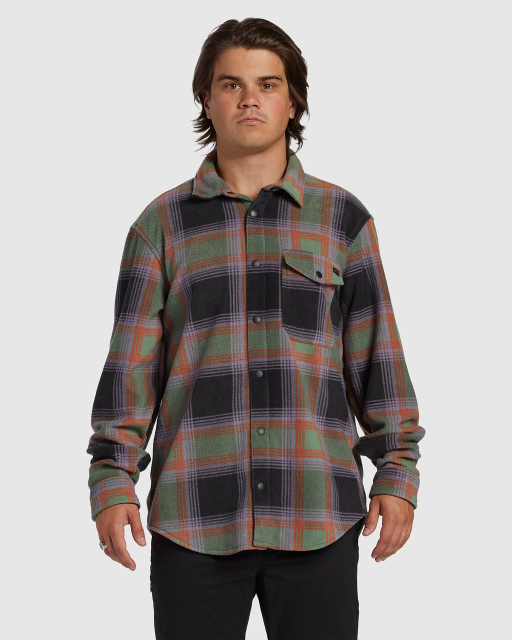 Mens A/Div Furnace Flannel Fleece Top