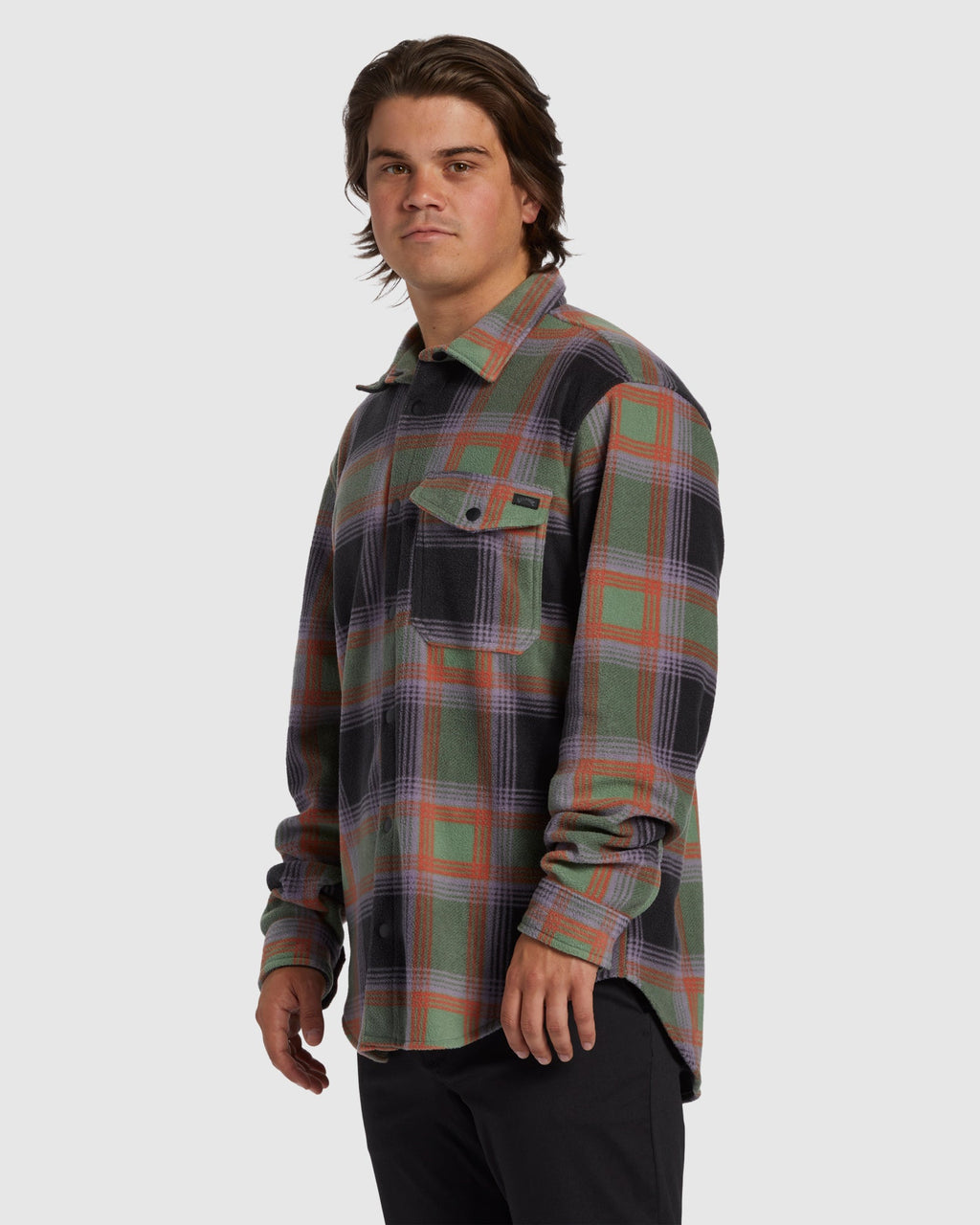 Mens A/Div Furnace Flannel Fleece Top
