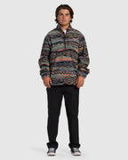 Mens A/Div Boundary Mock Neck Fleece Top