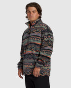Mens A/Div Boundary Mock Neck Fleece Top