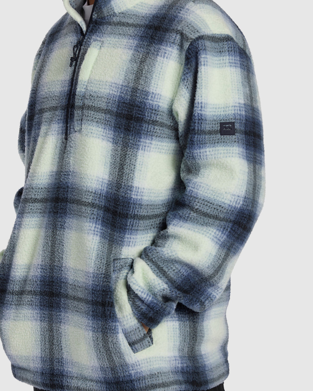 Mens A/Div Boundary Mock Neck Fleece Top